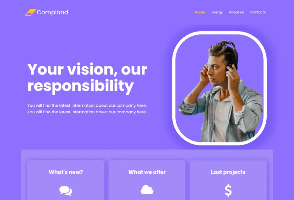 Landing Page Template